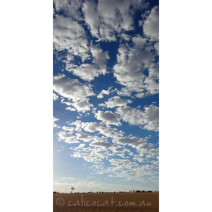 Photo of clouds over an Australian field