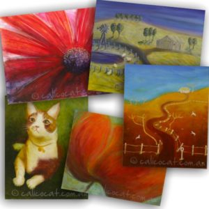 Photo of 5 assorted greeting cards