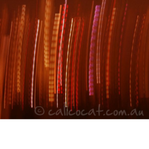 Abstract photo of moving lights